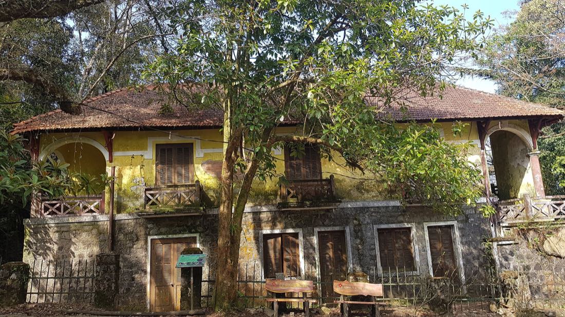 A French-era villa in Bach Ma National Park