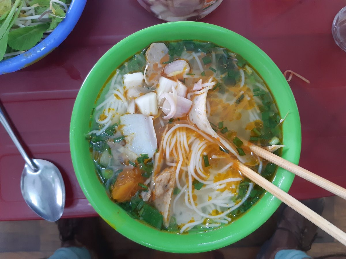 Street food being cooked in Da Nang