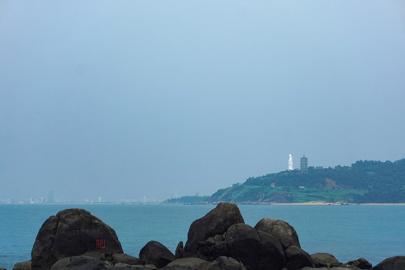 The 67-metre Lady Buddha statue at Linh Ung Pagoda on the Son Tra peninsula