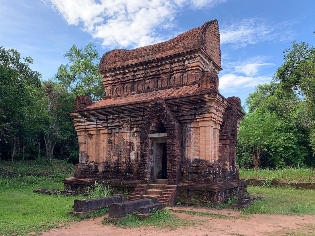 The ruined Cham brick sanctuaries of My Son in Quang Nam