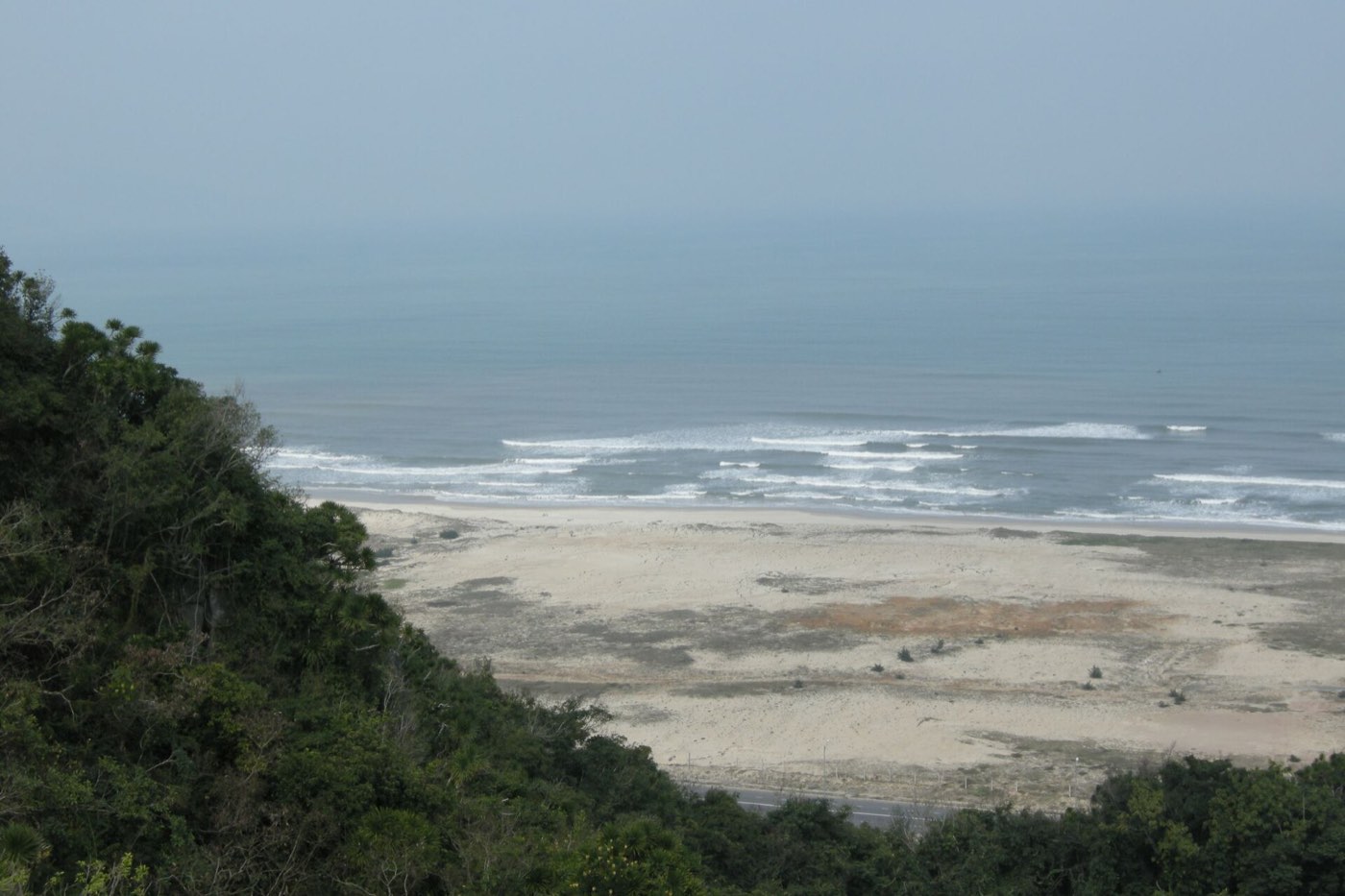 The wide open sand of Non Nuoc Beach south of Da Nang